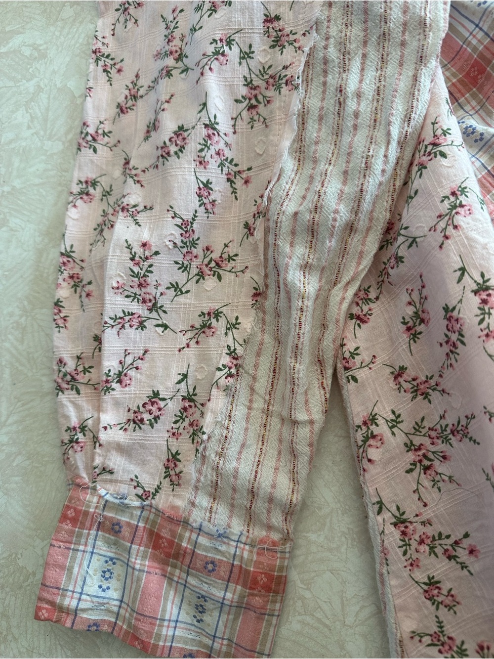 POL Pink & Cream Patchwork Lace Button-Front Jacket - Picture 5 of 8